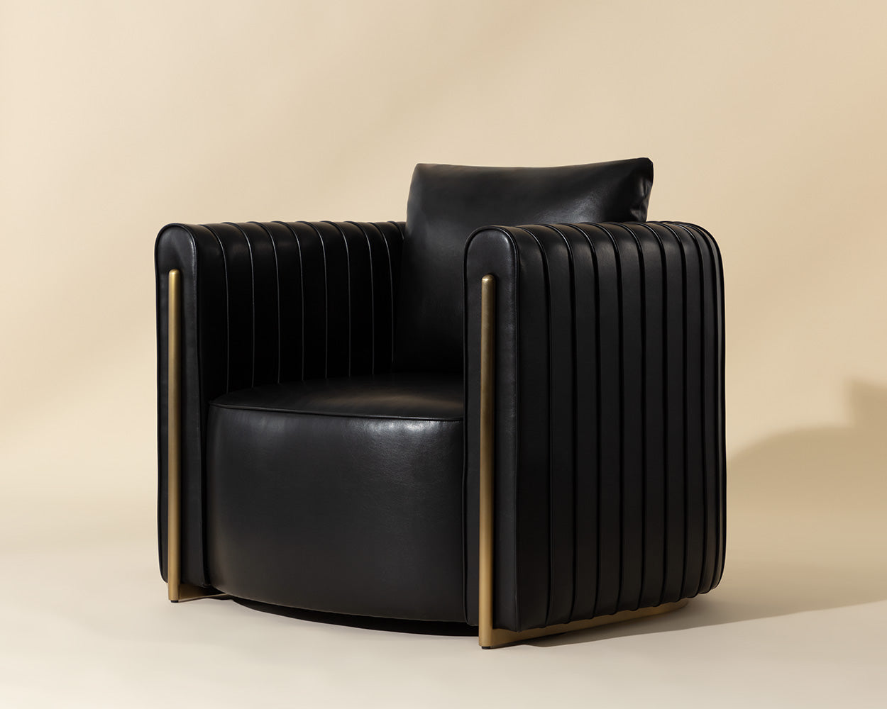 ALIX LOUNGE CHAIR - CANTINA BLACK