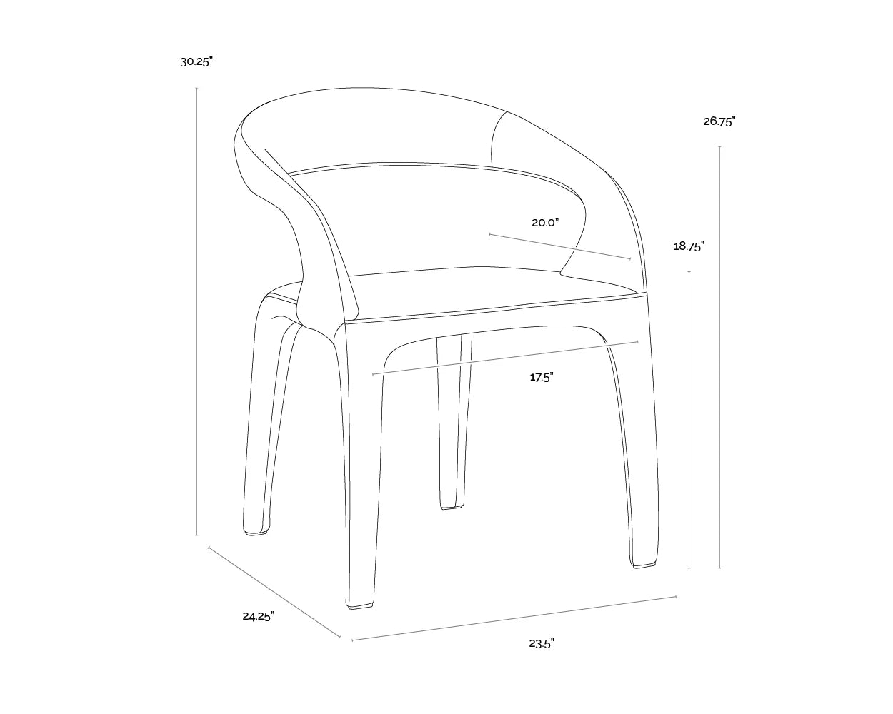 Atika Dining Armchair