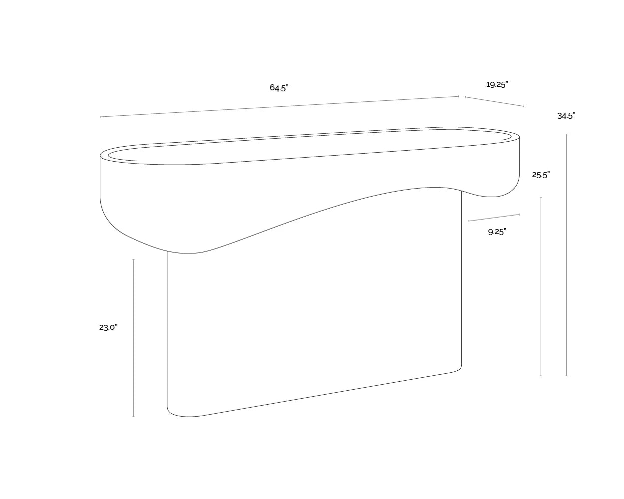 Oreste Console Table