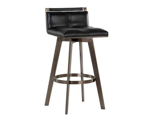 ARIZONA SWIVEL BARSTOOL - CASTILLO BLACK